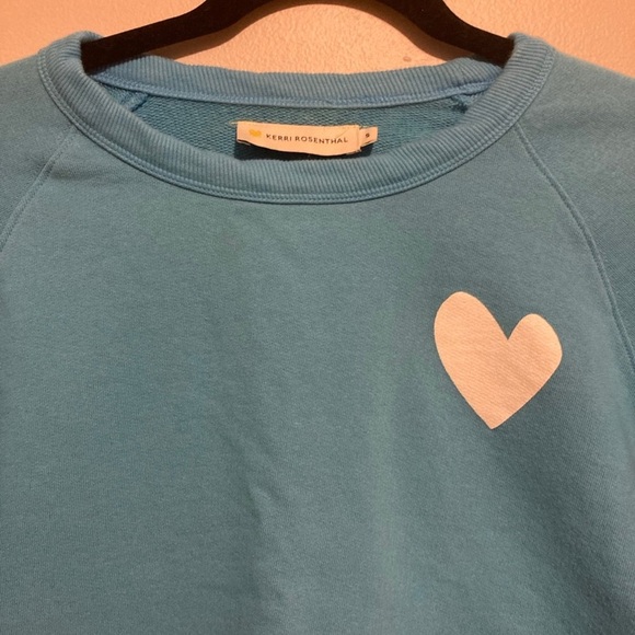 Kerri Rosenthal Imperfect Heart Sweatshirt - Picture 2 of 3
